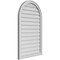 Ekena Millwork Round Top Surface Mount PVC Gable Vent w/ 2"W x 1-1/2"P Brickmould Frame, 26"W x 42"H GVPRT26X4202SN - alternate 5